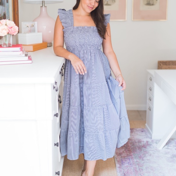 NWT Hill House Ellie Nap Dress in Navy Gingham - Picture 2 of 8